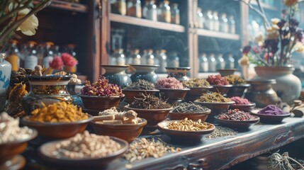 Alternative Medicine, Showcase complementary and alternative medicine practices, such as acupuncture or herbal remedies, alongside conventional medicine