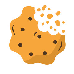 Bites of Sweet Biscuit Vector 