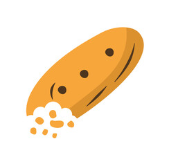 Bites of Sweet Biscuit Vector 