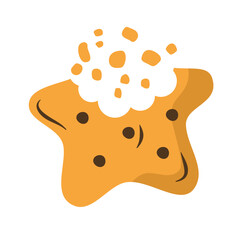 Bites of Sweet Biscuit Vector 