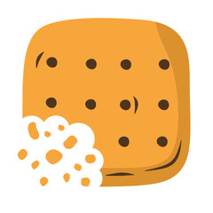 Bites of Sweet Biscuit Vector 