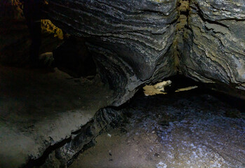 The salt  cave Kolonel in Mount Sodom in southern Israel