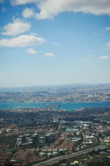 Deurstickers arial view of Bosporus and istanbul city  © Towfiqu Barbhuiya 