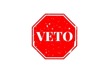 Red stamp with words of 