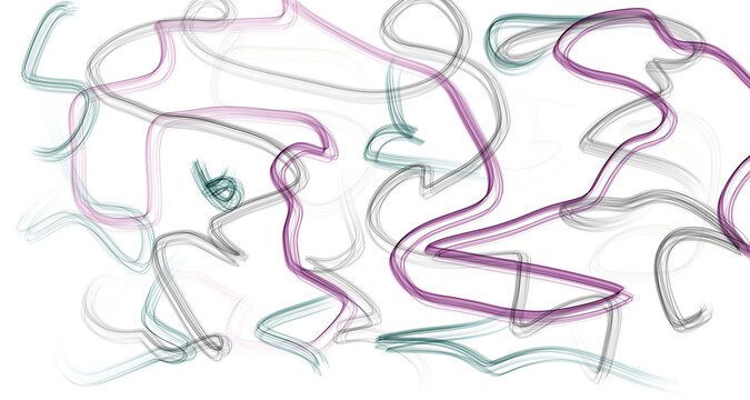 Background of multicolored lines
