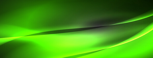 Lines and waves with neon light effect background for wallpaper, business card, cover, poster, banner, brochure, header, website