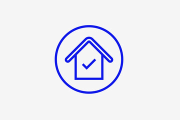 homepage illustration in line style design. Vector illustration.	