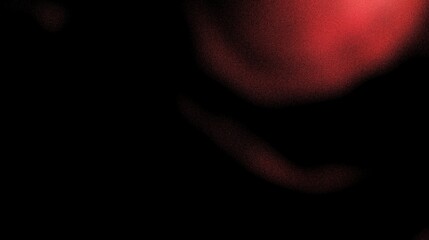 black red spot abstract gradient background with grain and noise texture