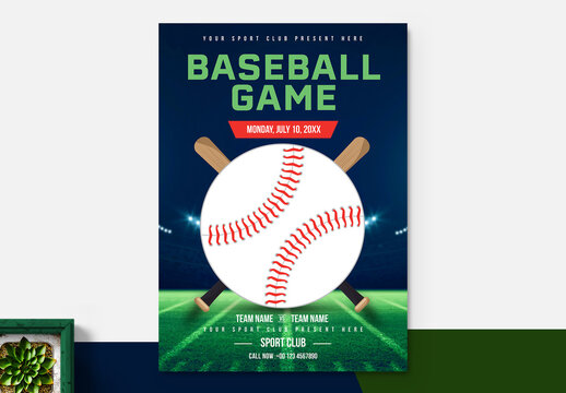 Baseball Flyer Layout