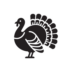 Turkey icon vector