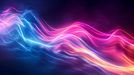 energetic abstract neon texture background, generative ai