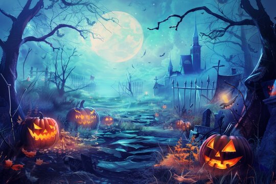 festive halloween background