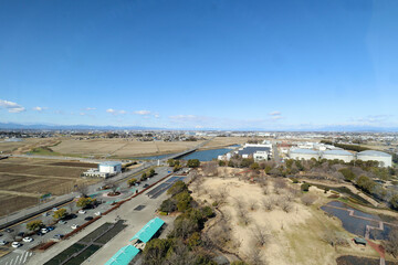 埼玉県行田市古代ハスタワーからの眺め