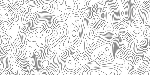 abstract white wave paper curved reliefs background. Vintage outdoors style. Geographic abstract grid. Geographic curved, vector illustration. seamless path isolated on a white background. - obrazy, fototapety, plakaty