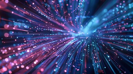 Naklejka premium Abstract technology background of high speed global data transfer.