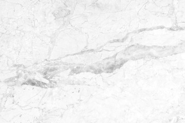 White marble texture with natural pattern for background or design artwork.