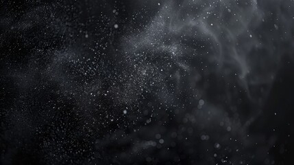 Obraz premium Dust texture and scratches on dark black 