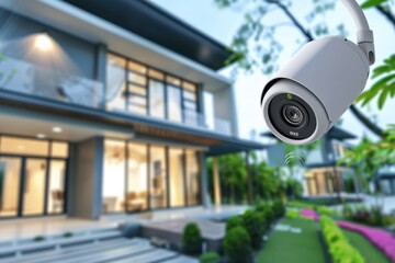 Enhance Your Urban Lifestyle with Smart Gadgets and Home Automation: Exploring Advanced Security Techniques and Renewable Power Solutions. - obrazy, fototapety, plakaty