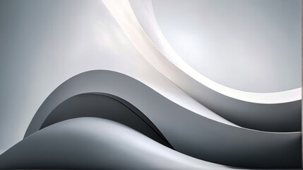 Radiant Minimalist White 3D Wallpaper