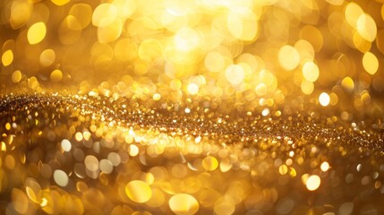 Festive sparkling gold background