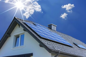 Fototapeta premium Pioneering Urban Innovations: Integration of Advanced Monitoring Systems with Circular Economy in Smart Home Designs.