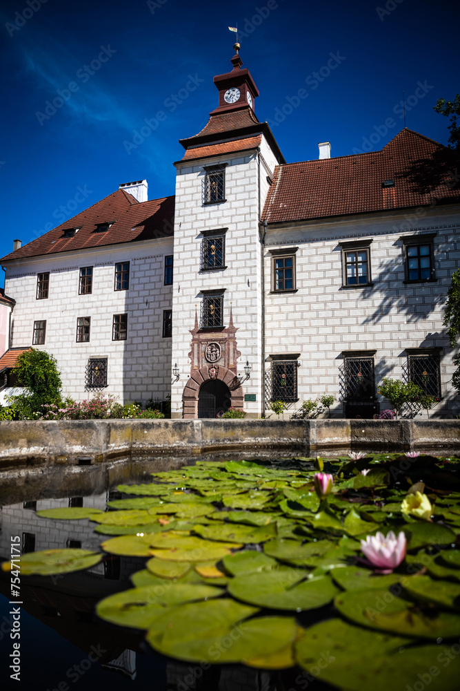 Canvas Prints Renaissance chateau Trebon in Czech Republic