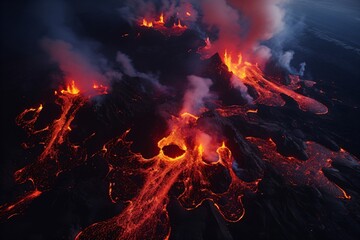 Volcanic eruption