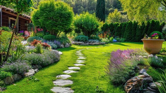 Garden design ideas, maintenance, and lawn fertilizer 