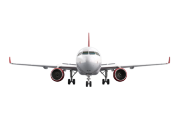 Airplane isolated on transparent background