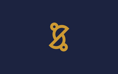 letter s with people logo icon design vector design template inspiration