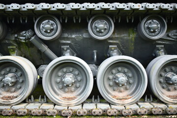 Maine battle tank tracks.