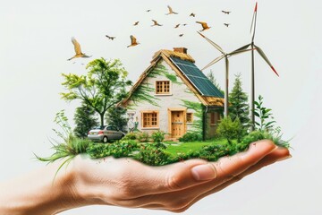 Smart Home Elevator EV Electric Car Wallbox & Smart home appliances. Renewable Green Energy Stump grinding. PV House Automation Home automation compatibility Real Estate EV charger supplier Homeowner - obrazy, fototapety, plakaty