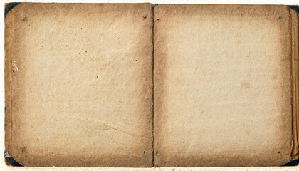 Old book paper cover photo or as a background texture