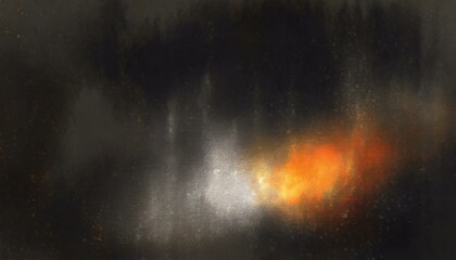 rain drops on the window, black orange grey bokeh , a normal simple grainy noise grungy empty space or spray texture , a rough abstract retro vibe shine bright light and glow, Ai Generate 