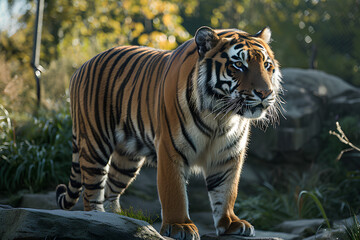 Obraz premium A full body shot of a Tiger, animal