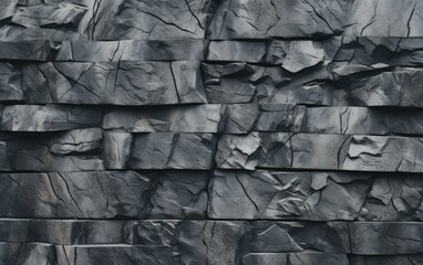 A striking slate grey and granite pattern, perfect for architectural and design projects. Generative AI.