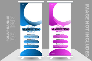 rollup banner Design Template.