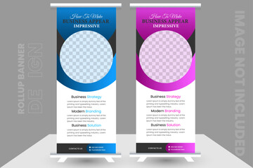 rollup banner Design Template.