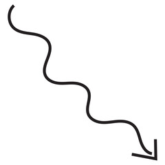 Hand drawn arrows collection Set simple flat arrows isolated on white background. Arrow mark icons and arrow paint. Hand drawn arrow vector.