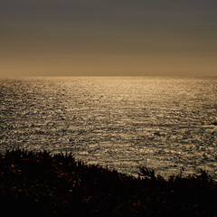 sunset on the beach