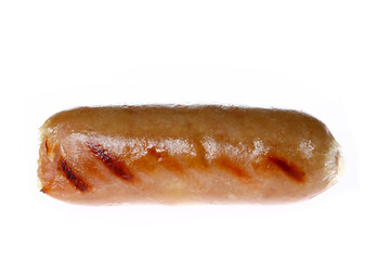 Sausages, isolated on a white background