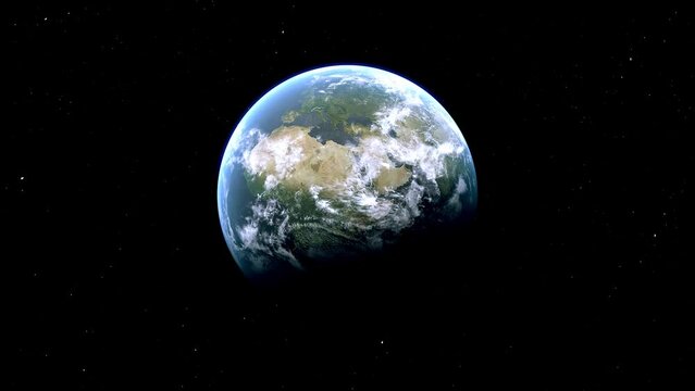 Hungary Country Zoom from Space to Earth