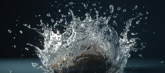 water splash waves, clear, fresh, aqua 65