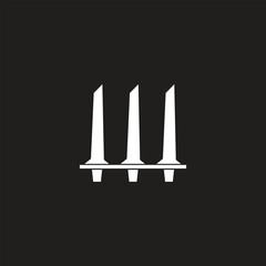 Teen Talwar monument in Clifton, Karachi