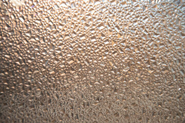 close-up photo of stained glass Use it as a background image for decoration.