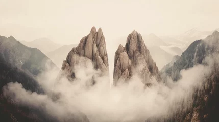 Tafelkleed panorama of the mountains © faiz