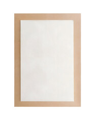 Realistic blank paper