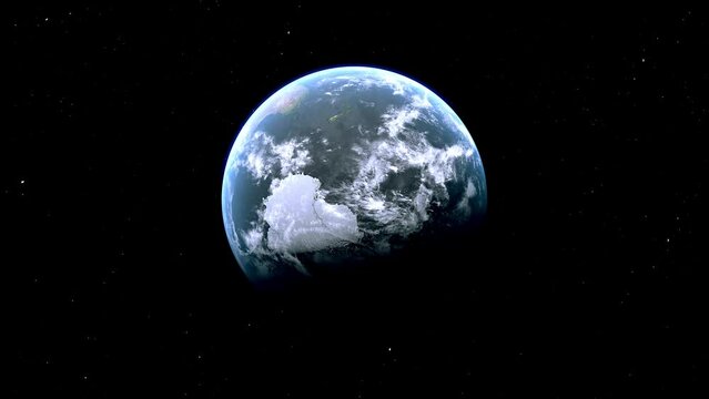 New Zealand Country Zoom from Space to Earth