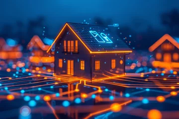 Foto op Plexiglas How Smart Technologies Are Revolutionizing the Property Market: From Homeowner Tax Benefits to Advanced Architectural Solutions. © Leo