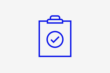 questionnaire illustration in line style design. Vector illustration.